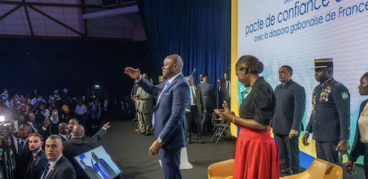 En France, Oligui Nguema mobilise la diaspora gabonaise autour des ambitions de la 5e République